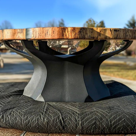 Coffee Table Legs 215 Namu 16H Metal Handmade Furniture; coffee table turned legs; coffee table legs with shelf; 18 inch coffee table legs;