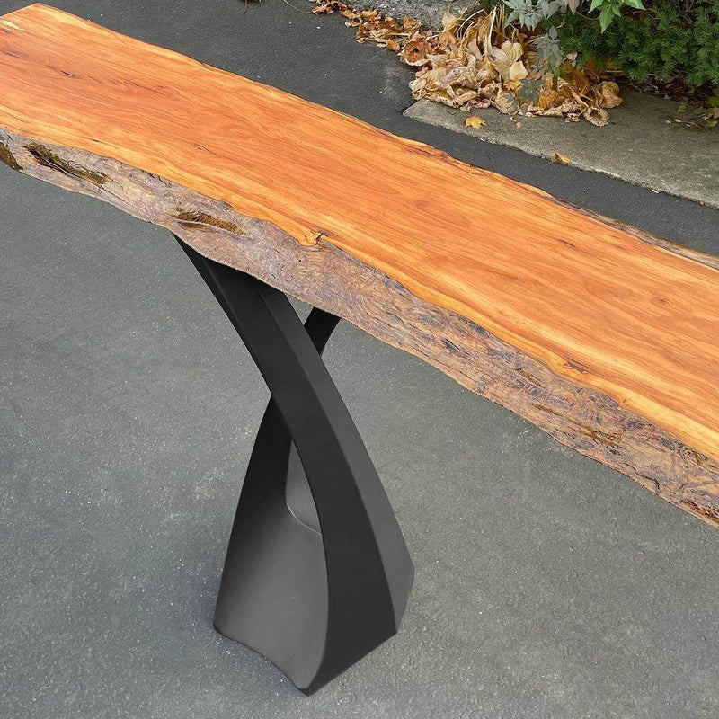 Metal Counter Table Base - 610 Tulipe - 36H inch - DIY metal table furniture legs console side table legs desk legs counter table metal table base side table steel dining table handmade furniture flowyline design bar table round counter height table