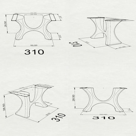 Gold Table Base 310 Hoshi 28H Luxurious Furniture gold metal table legs gold metal legs for dining table metal legs on table gold gold metal dining table legs gold metal legs for table