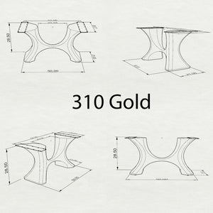 Gold Table Base 310 Hoshi 28H Luxurious Furniture gold metal table legs gold metal legs for dining table metal legs on table gold gold metal dining table legs gold metal legs for table