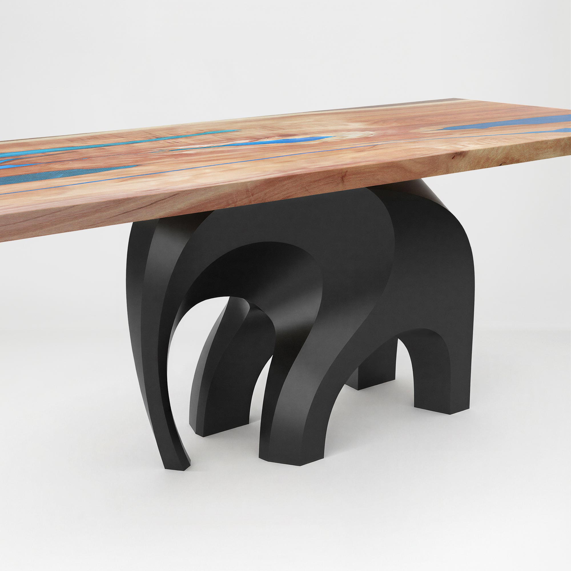 0229×kano - flow line table short - 0229×kano - flow line table short - Furniture Legs | Shop Metal
