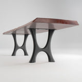 Furniture Legs 405 Haru 28H Modern Metal Dining Table Legs - Set of 2 pcs table legs modern desk live edge table legs industrial wood dining table office desk iron wood table legs sofa large dining table industrial & rustic style heavy duty