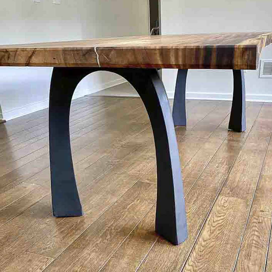 Metal Table Legs 419 Nura Set of 2 pcs metal table legs wood desk steel table legs kitchen and dining pipe legs entryway table live edge slab farmhouse furniture desk legs flowyline design industrial & rustic style heavy duty flowyline design