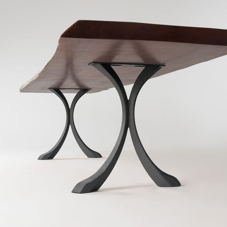 Furniture Legs 421 Xeni 28H Metal with X-sharp Dining Table Legs metal table legs furniture round dining table wood desk dine table flowyline design kitchen table side table mid century modern handmade furniture entryway table industrial & rustic style heavy duty flowyline design