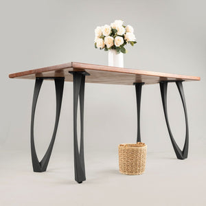 Furniture Legs 505 Udo 28H for Dining Live Edge Tabletop metal table legs for sale industrial metal table legs iron legs for table