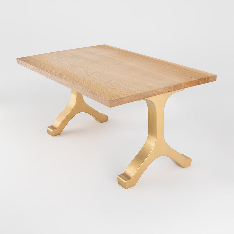 Gold Bench Legs 112 Wishbone 16H inch for Live Edge Tabletop gold table legs gold dining table legs gold coffee table legs gold metal table legs brushed gold table legs table legs gold gold legs for table