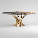 Gold Table Base 325 Filar 28H DIY Metal Furniture metal pedestal table base pedestal table base only pedestal table base metal table pedestal base metal dining table pedestal base