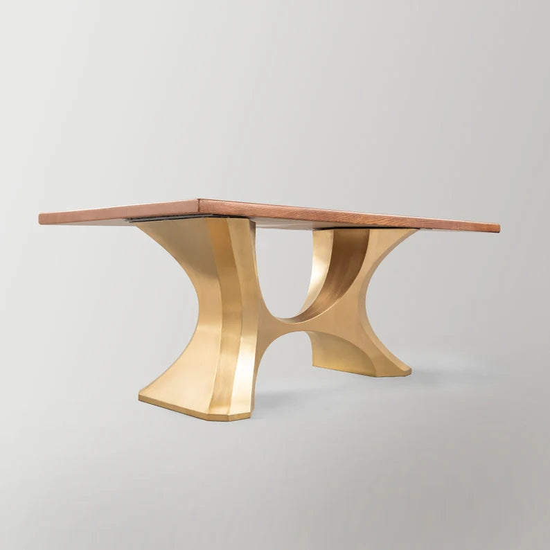 Gold Table Base 310 Hoshi 28H Luxurious Furniture gold metal table legs gold metal legs for dining table metal legs on table gold gold metal dining table legs gold metal legs for table