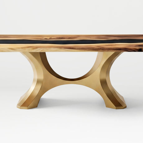 Gold Table Base 310 Hoshi 28H Luxurious Furniture gold metal table legs gold metal legs for dining table metal legs on table gold gold metal dining table legs gold metal legs for table