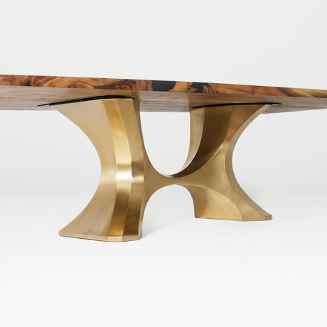 Gold Table Base 310 Hoshi 28H Luxurious Furniture gold metal table legs gold metal legs for dining table metal legs on table gold gold metal dining table legs gold metal legs for table