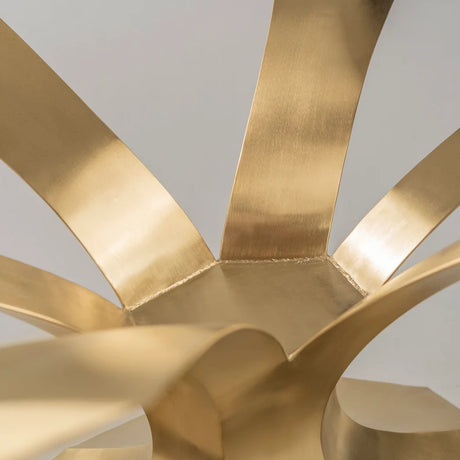Gold Table Base 304 Dentro 28H for Luxurious Round Tabletop