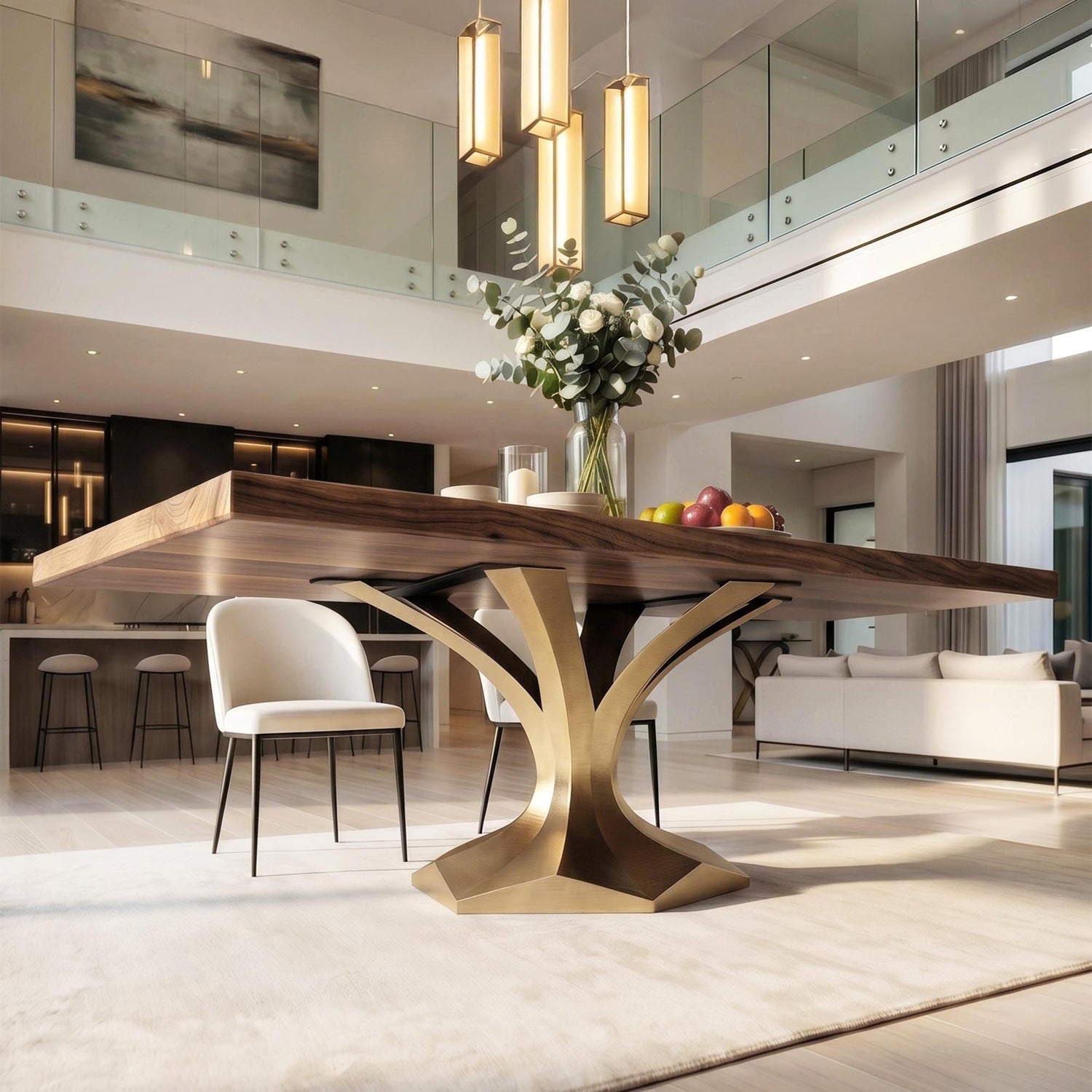 Gold Table Legs 304 Dentro 28.5