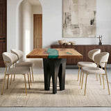 Metal Table Base 802 Elephas 28.5" H – elephant-inspired powder-coated steel base, ideal for custom dining tables or statement pieces. Biomorphic design suits modern and minimalist spaces, supporting wood, glass, or stone tops  - interior 