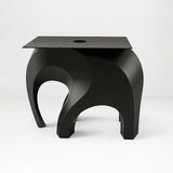 Metal Table Base 802B Elephas 28.5" H – powder-coated steel base without table top on a clean white background, ideal for custom dining tables and modern interiors.