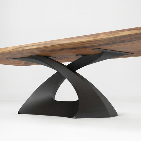 Metal Table Base - 307 Tulipe - 28H inch dining table base metal table base table legs mid century modern Mid Century round dining table furniture legs desk oval pedestal table Kitchen and Dining Pedestal Table Base home and living industrial and rustic style heavy duty
