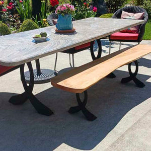 Bench Legs 108 Curva for Modern Wooden Tabletop bench legs metal bench legs bench legs metal work bench legs feedback 10
