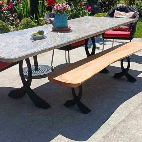 Bench Legs 108 Curva for Modern Wooden Tabletop bench legs metal bench legs bench legs metal work bench legs feedback 10