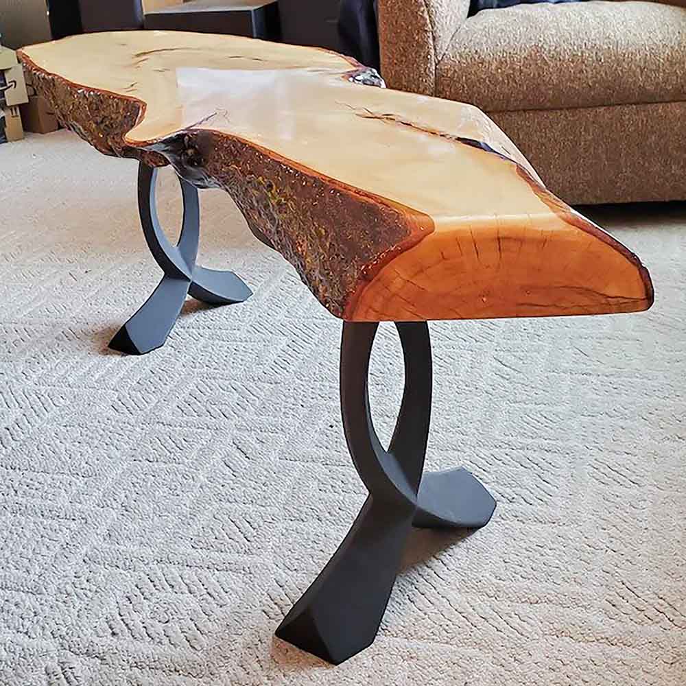 Bench Legs 108 Curva for Modern Wooden Tabletop bench legs metal bench legs bench legs metal work bench legs feedback 5