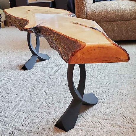 Bench Legs 108 Curva for Modern Wooden Tabletop bench legs metal bench legs bench legs metal work bench legs feedback 5