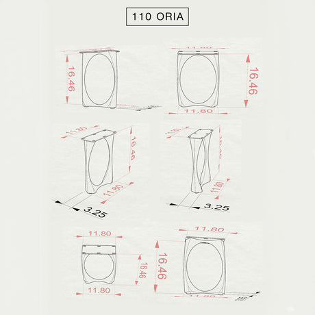 Bench Legs 110 Oria 16H for Woodworking, Live Edge Tabletop Coffee Table Base for DIY furniture dining home decor epoxy woodworkbench legs flowyline legs modern coffee table metal side table kitchen table legs set of bench legs trapezoid c bench frame hair pin legs walnut legs tapered