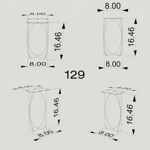 Bench Legs 129 Oria 16H for Woodworking, Live Edge Tabletop Coffee Table Base for DIY furniture dining home decor epoxy woodworkbench legs flowyline legs modern coffee table metal side table kitchen table legs set of bench legs trapezoid c bench frame hair pin legs walnut legs tapered