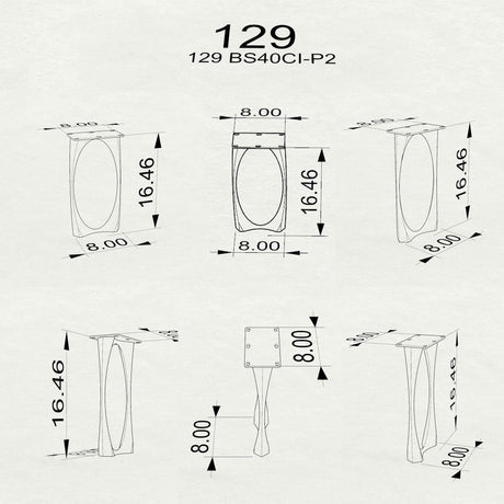 Bench Legs 110 Oria 16H for Woodworking, Live Edge Tabletop Coffee Table Base for DIY furniture dining home decor epoxy woodworkbench legs flowyline legs modern coffee table metal side table kitchen table legs set of bench legs trapezoid c bench frame hair pin legs walnut legs tapered