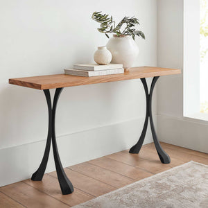 Console Table Legs 209 Xeni 28H Handmade Design; metal console table legs; console table with metal legs; console table legs wood; wood console table legs;