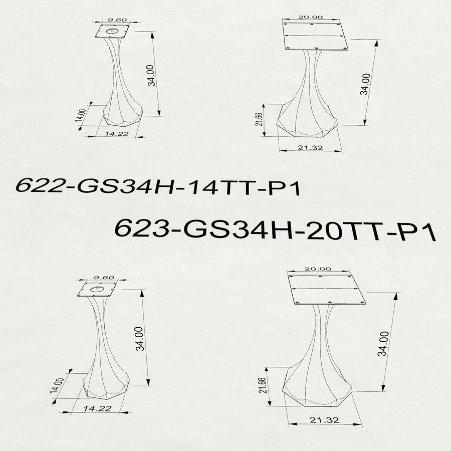 Counter Table Base 34