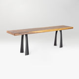 wooden black end table legs on a white background