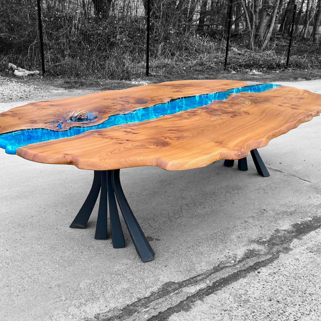 Metal outdoor dining table legs