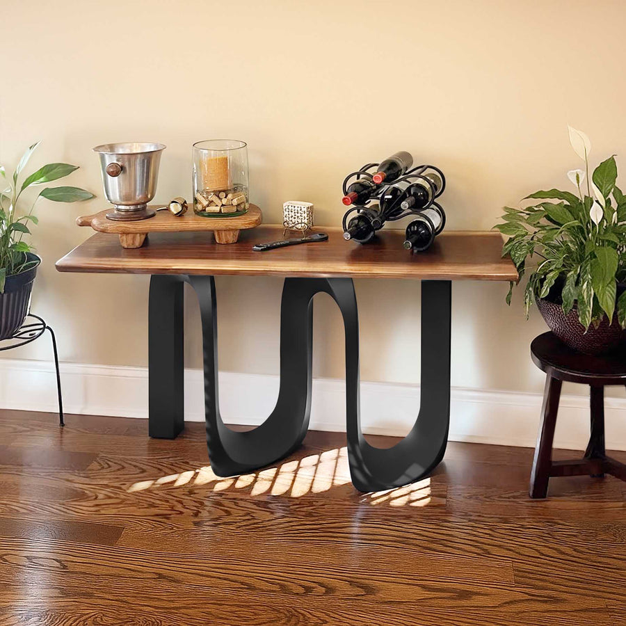Console Table Base 320 Cora 28" H for Modern Interiors | Flowyline