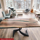 Metal Table Base - 315 Mamba - 20W, 28H inch round dining table base mid century modern Pedestal stand kitchen pedestal table base base for table top steel oval glass granite home and living industrial and rustic style heavy duty