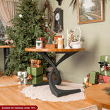 Metal Table Base - 315 Mamba - 20W, 28H inch round dining table base mid century modern Pedestal stand kitchen pedestal table base base for table top steel oval glass granite home and living industrial and rustic style heavy duty