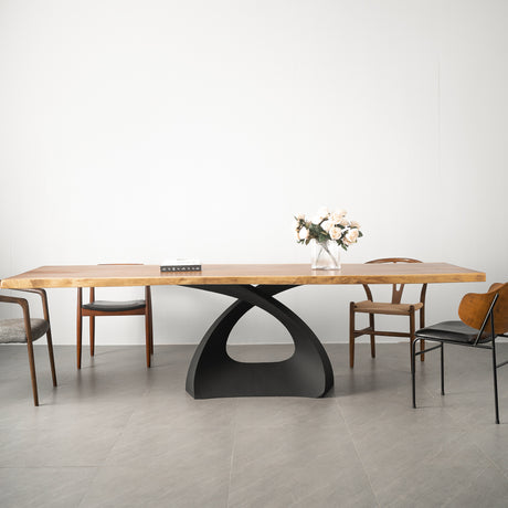 Metal Table Base - 307 Tulipe - 28H inch dining table base metal table base table legs mid century modern Mid Century round dining table furniture legs desk oval pedestal table Kitchen and Dining Pedestal Table Base home and living industrial and rustic style heavy duty