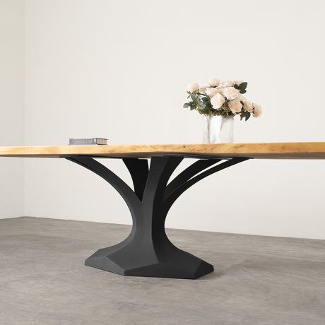 Metal Table Base - 304 Dentro - 31, 22, 28H inch table base table legs tulip table base for table top pedestal base furniture legs steel table base handmade furniture oval dining table Glass Table Base trestle table base home and living industrial and rustic style heavy duty