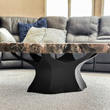 Coffee Table Legs  215 Namu 16H Metal Handmade Furniture; coffee table with legs; table legs coffee table; black iron coffee table legs; coffee table with wooden legs;