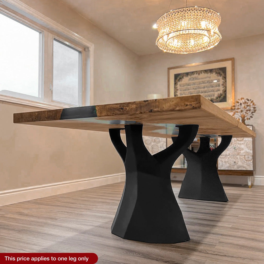 Metal Table Legs - 413 Ramo - 22W, 28H inch - Set of 1 pcs metal table legs round dining dining table furniture woodwork made in the usa gold table legs modern desk Steel farmhouse base granite table base glass industrial & rustic style heavy duty