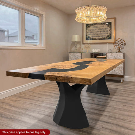 Metal Table Legs - 413 Ramo - 22W, 28H inch - Set of 1 pcs metal table legs round dining dining table furniture woodwork made in the usa gold table legs modern desk Steel farmhouse base granite table base glass industrial & rustic style heavy duty