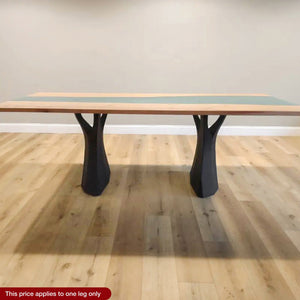 Metal Table Legs - 413 Ramo - 22W, 28H inch - Set of 1 pcs metal table legs round dining dining table furniture woodwork made in the usa gold table legs modern desk Steel farmhouse base granite table base glass industrial & rustic style heavy duty