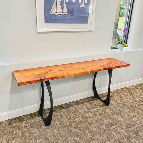 Metal Console Table Legs - 211 Cleo - 28H inch - Set of 2 pcs metal table legs furniture console table desk legs side table steel table base entryway table Narrow Console Table handmade furniture diy round counter height table bar table