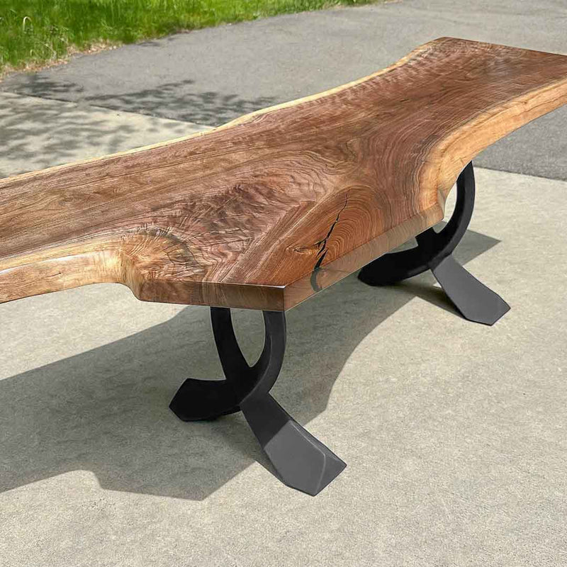 Bench Legs 108 Curva for Modern Wooden Tabletop bench legs metal bench legs bench legs metal work bench legs feedback 6