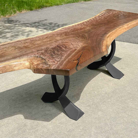 Bench Legs 108 Curva for Modern Wooden Tabletop bench legs metal bench legs bench legs metal work bench legs feedback 6
