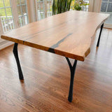 Metal Table Legs - 508 Faras - 9W, 28H inch - Set of 4 pcs metal table legs furniture desk legs kitchen and dining dine table woodwork hand made living room table diy table u legs industrial table leg wood