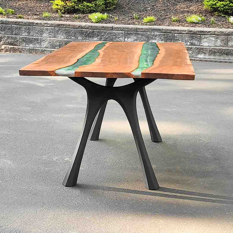 Desk Legs 414 Hatty 28H Modern Metal Office Furniture - Flowyline
