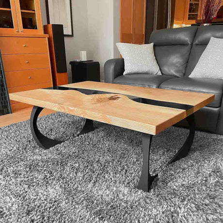 Coffee Table Legs 212 Cleo 16H Modern DIY Furniture FB; coffee table legs modern; coffee table turned legs; coffee table legs with shelf; 18 inch coffee table legs;