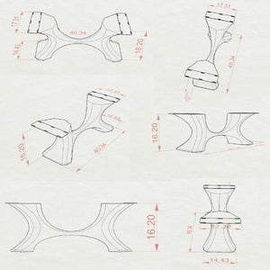 Coffee Table Legs 208 Haru 16H Modern Handmade Furniture live edge coffee table legs slab coffee table legs coffee table legs for live edge wood slab coffee table legs metal legs for live edge coffee table legs for live edge coffee table live edge coffee table metal legs live edge coffee table with hairpin legs