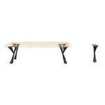 Bench Legs 115 Yami 16H Industrial Metal Furniture