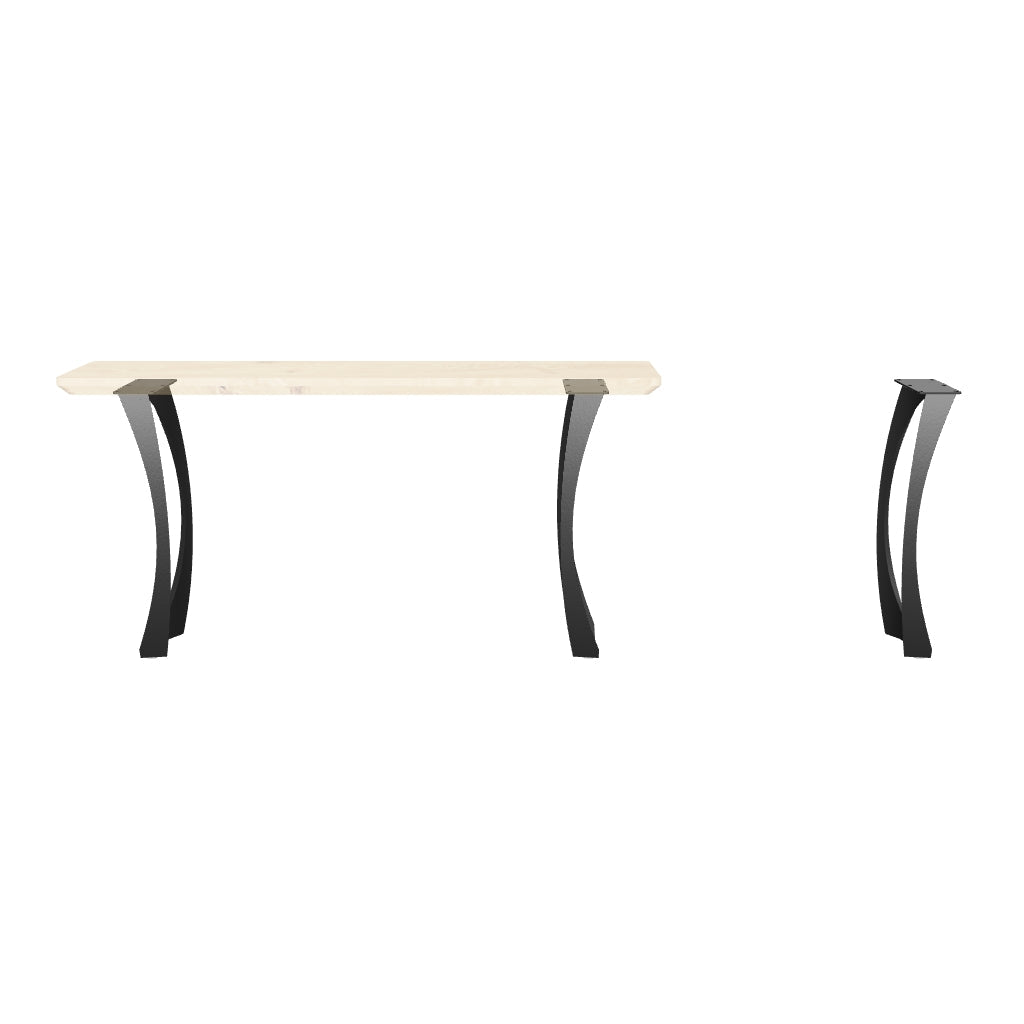 Console Table Legs 211 Cleo 28H Unique Design