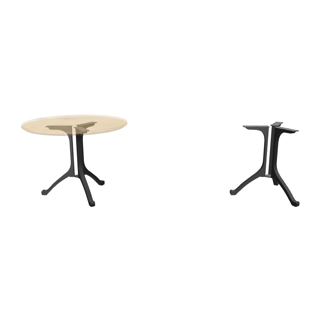 Table Base 213S Wishbone 28H for Round Dining Tabletop