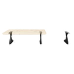 Coffee Table Legs 214 Botas 16H for Live Edge Tabletop